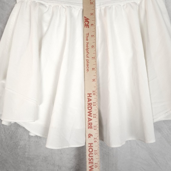 Lululemon Tennis Skirt Skort Womens 6 White High Rise Athletic Court Rival - Picture 9 of 16